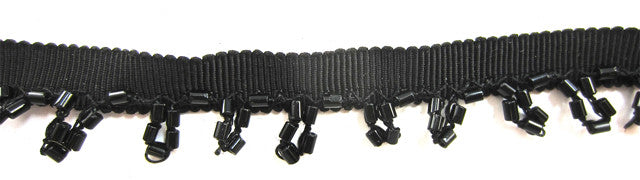 Trim with Black Looped Beads 1.8