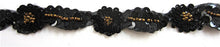 Load image into Gallery viewer, I_ BRONZE AND BLACK SEQUIN TRIM