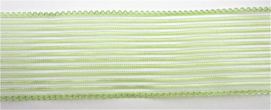 Green Striped Ribbon 3" Wide