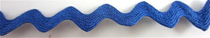 Trim, Blue Rick Rack 1/2" Wide, Sold by the Yard