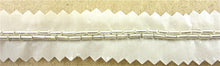 Load image into Gallery viewer, Trim Two Rows Silver Beads 1/4&quot; Wide