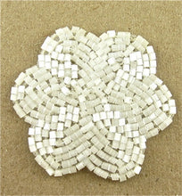 Load image into Gallery viewer, Flower with White Beads 2&quot;