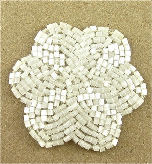 Flower with White Beads 2