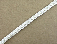 Load image into Gallery viewer, Trim One Row with White Pearls one Yard Remnant 1/8&quot; Wide