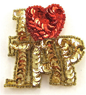 "I Love Tap" Dance Phrase 2" x 2"