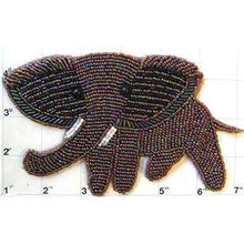 Load image into Gallery viewer, Elephant with Moonlite Beads 6.5&quot; X 4&quot;