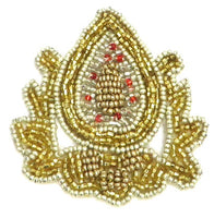 Crest with Gold Beads 3