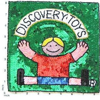 Toys Patch with Word Discovery 8" x 8"