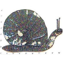 Load image into Gallery viewer, Snail with Moonlite Sequins and Beads 11.5&quot; x 8.25&quot;