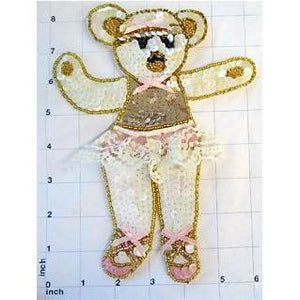 Ballerina Bear in Tutu 8.25" x 6.25