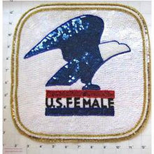 Load image into Gallery viewer, U. S. Female Patch, Sequin Beaded 11&quot;