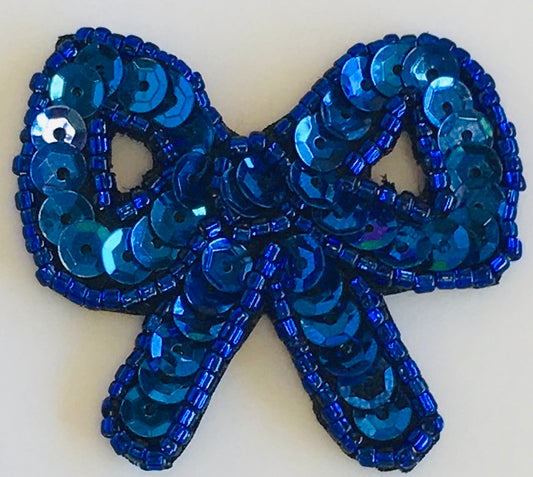 Bow Royal Blue 1.75" x 1.75"