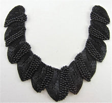 Load image into Gallery viewer, Neck Piece with Black Beads 8&quot;