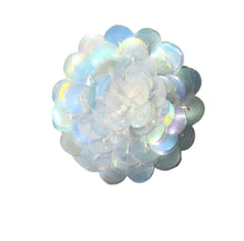 Load image into Gallery viewer, FLower High Rise Round Iridescent Sequins 2&quot;