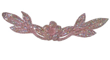 Load image into Gallery viewer, Flower Neckline Pink Sequins and Beads 17&quot; x 4&quot;