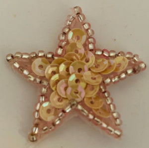 PINK Star with Flat Light Trim or Dark Trim 1.25"