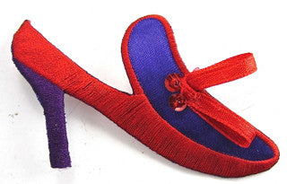 Red Shoes Embroidered 2" x 3"