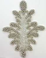Designer Motif with Multiple Rhinestones and Silver Beads 7