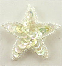 Load image into Gallery viewer, Star Iridescent Sequins 1.5&quot;