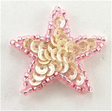 Load image into Gallery viewer, PINK Star with Flat Light Trim or Dark Trim 1.25&quot;