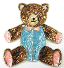 Load image into Gallery viewer, Teddy Bear with Bow 8.5&quot; x 7.5&quot;