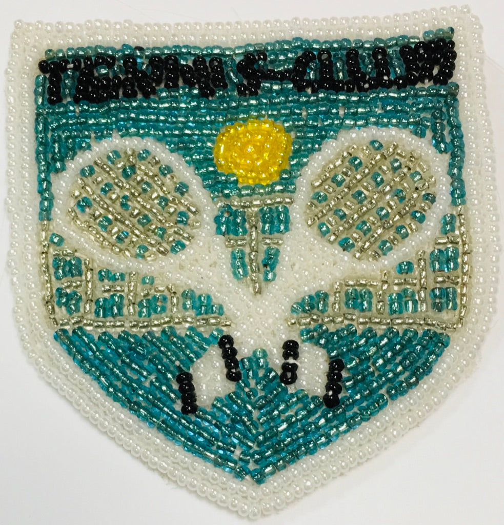 Tennis Club Patch 3.25" x 3"