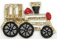 Load image into Gallery viewer, Train Engine Sequin Beaded 3&quot; x 4&quot;