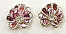 Load image into Gallery viewer, Shell with Pink Sequins Silver Beads 1&quot; ea