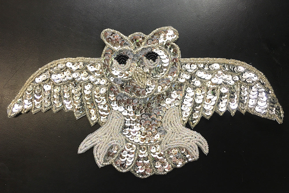 Open Wing Owl Silver 10.5