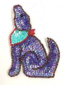 Coyote Two Colors Bronze and Purple 4.25" x 3"