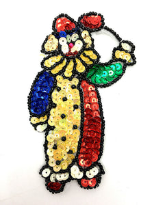Clown with Balloons 4.75" x 3"