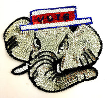 Load image into Gallery viewer, Elephant Vote Applique 7&quot; x 8.5&quot;