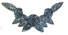Load image into Gallery viewer, Flower Neck Line with Moonlite Sequins and Beads 16&quot; x 8&quot;