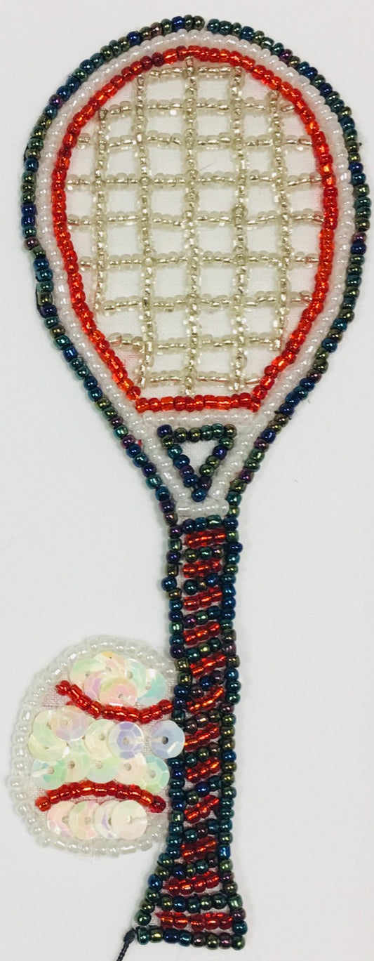Tennis Racket with Ball 5.25" x 2"